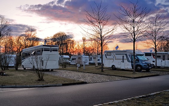 Camper Van Site at Oranienburg Schlosshafen