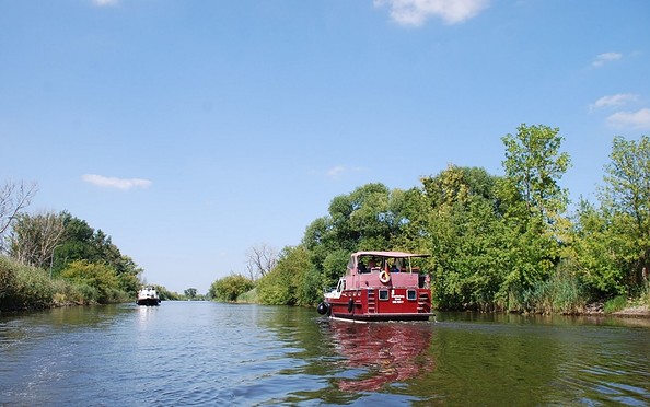 Hausboote auf der Havel, Foto: Tourismusverband Havelland e.V.