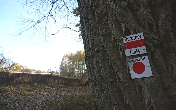 Baruther Linie am Rangsdorfer See, Foto: Tourismusverband Fläming
