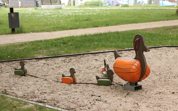 Spielplatz am Siegertplatz in Zeuthen, Foto: Tourismusverband Dahme-Seen e.V. / Pauline Kaiser