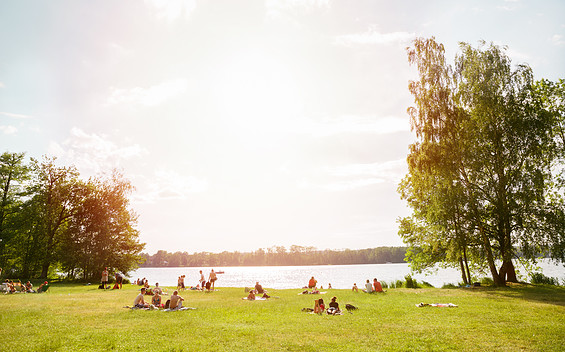 Cecilienpark Bad Saarow (bathing lake)