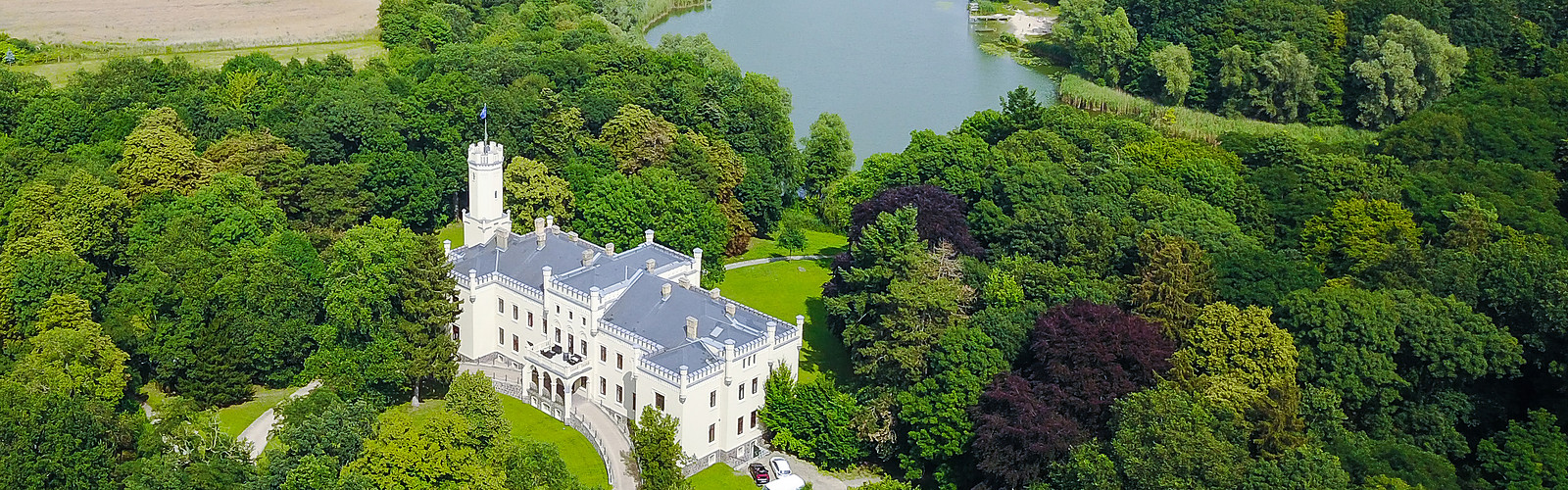 Luftbild, Foto: Schloss Reichenow