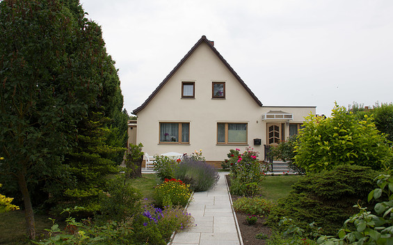 Außenansicht Ferienwohnung Trettin Prenzlau, Foto Alena Lampe