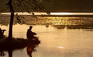 Angler vor Sonnenuntergang, Foto: Florian Läufer