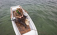 Angler in einem Boot auf dem Schermützelsee, Foto: Florian Läufer