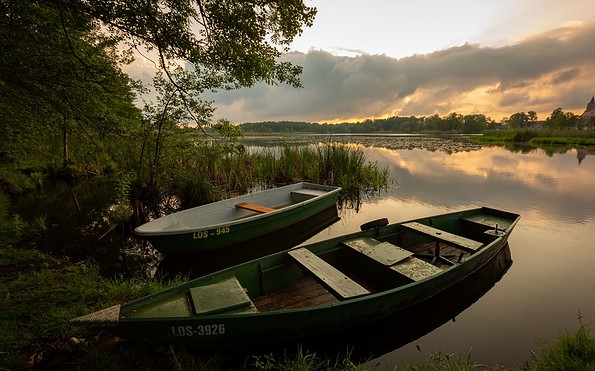 Sonnenuntergang, Boote, Foto: Florian Läufer