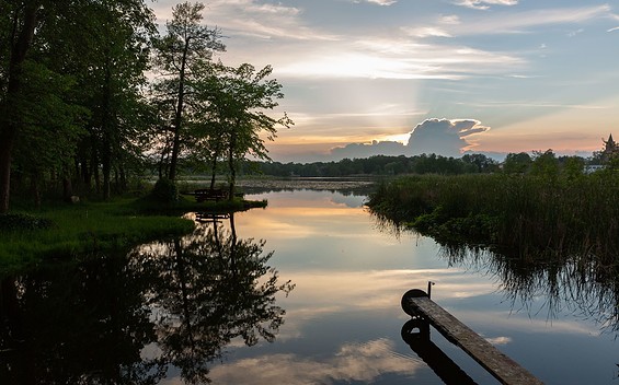 Schwarzes Luch flooded quarry (fishing lake)