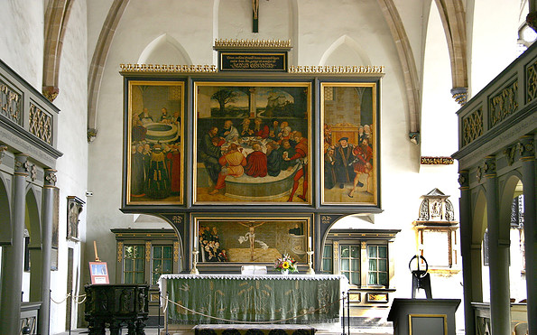 Cranachaltar in der Stadtkirche zu Wittenberg © Wittenberg Kultur e.V.