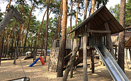 Spielplatz auf dem Campingplatz Krossinsee 1930 GmbH, Foto: Tourismusverband Dahme-Seen e.V. / Juliane Frank