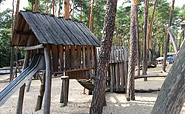 Spielplatz auf dem Campingplatz Krossinsee 1930 GmbH, Foto: Tourismusverband Dahme-Seen e.V. / Juliane Frank