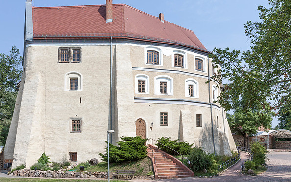 Seitenansicht Wasserburg Roßlau, Foto: Jedrzej Marzecki