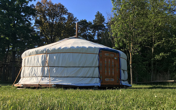 Jurte, Foto: Zeltplatz Friedensau