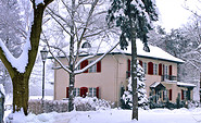 Waldhaus Prieros - Haupthaus im Winter