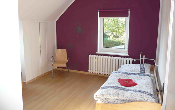 Rotes Schlafzimmer, Foto: Jörg Gauger