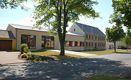 Büro des Neue Energien Forum, Foto: Förderverein des Neue-Energien-Forum Feldheim e.V