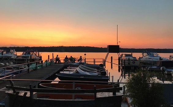 Boot- und Fahrradverleih Station an der EJB, Foto: Frank Hylla