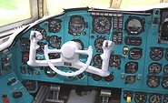 Airplane IL 62 &quot;Lady Agnes&quot; in Stölln - Cockpit, picture: Tourismusverband Havelland e.V.