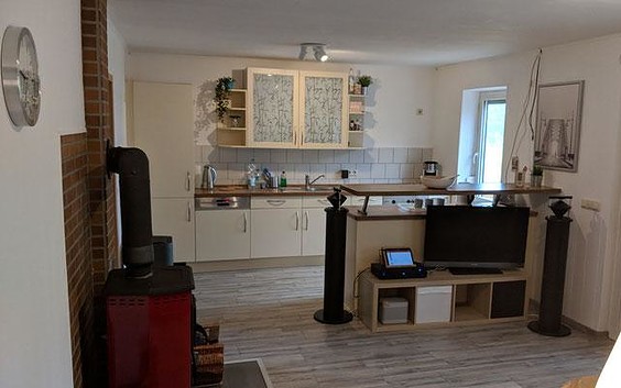 Die Küche im Ferienhaus