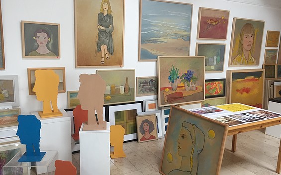 Blick ins Atelier Gericke, Foto: Lothar Gericke