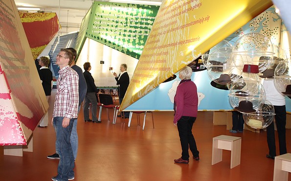 Blick in die Dauerausstellung, Foto: Stadt- und Industriemuseum Guben