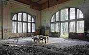 Verlassene ehemaligen Lungenheilanstalt in Beelitz-Heilstätten, Foto: André Stiebitz