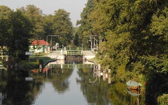 Schleuse, Foto: Camping "Am Mühlenfließ"