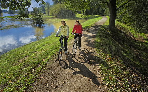 Radeln in der Spreeaue, Foto: R.Weisflog