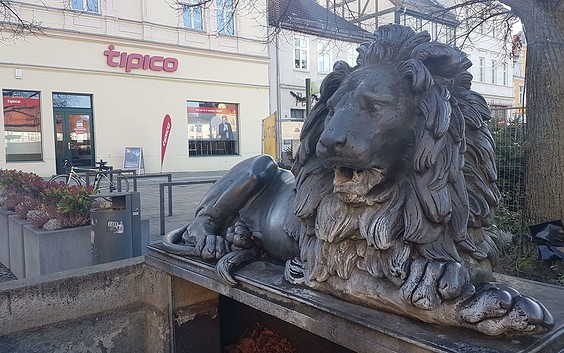 Löwenbrunnen, Foto: Stadt Eberswalde