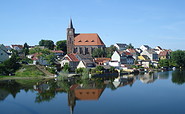 Blick auf den Ortsteil Fürstenberg von Eisenhüttenstadt, TMB-Fotoarchiv: Matthias Schäfer