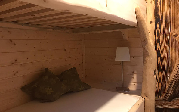 Gemütlicher Schlafbereich mit Doppelstockbetten, Foto: Christoph Schulze