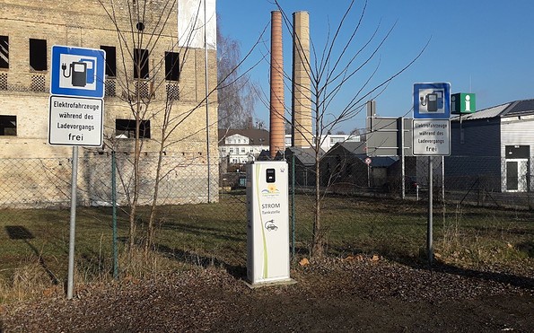 Stromtankstelle am Familiengarten, Foto: Stadt Eberswalde