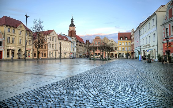 Cottbuser Altmarkt, Foto: Peter Becker