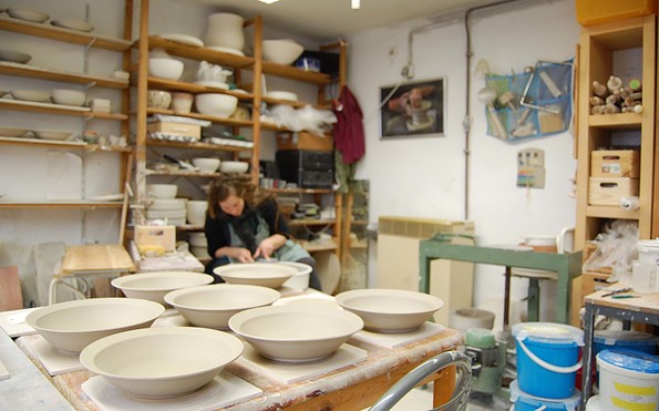 Keramikatelier Lühl Innen, Foto: Stadt Eberswalde