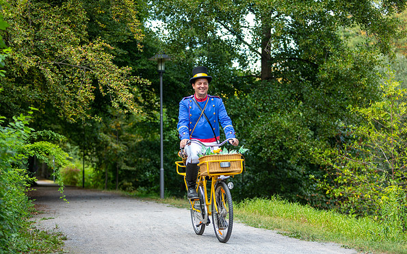 Der Cottbuser Postkutscher auf dem Spreeradweg (Foto: CMT Cottbus, Andreas Franke)