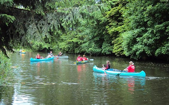 Auf dem Finowkanal, Foto: KAG, Doris Angelov