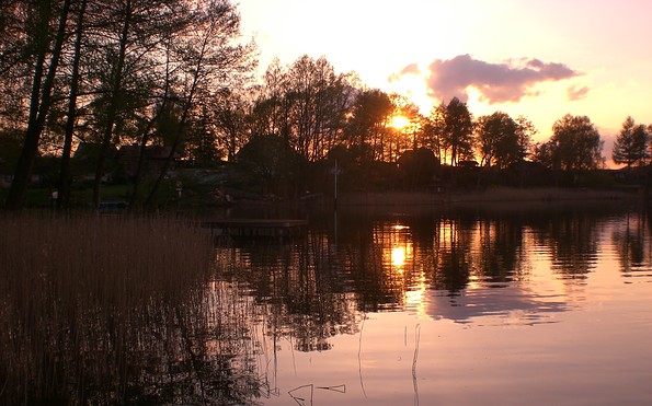 Abendstimmung am See, Foto: Gönner