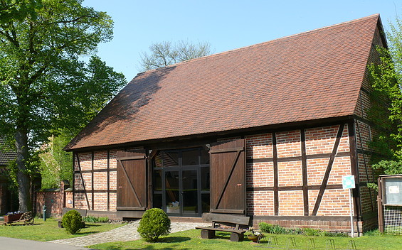 Die Pfarrscheune des Wendisch-Deutschen Heimatmuseum Jänschwalde, Foto: Amt Peitz