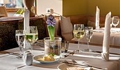 gedeckter Tisch Restaurant, Foto: Strandhaus Spreewald Boutique Resort & Spa
