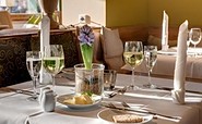 gedeckter Tisch Restaurant, Foto: Strandhaus Spreewald Boutique Resort &amp; Spa