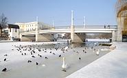 Jahrtausendbrücke im Winter, Foto: Kati Krüger