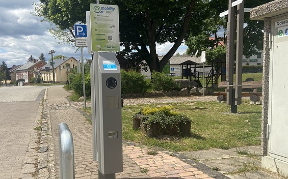 Charging Station at Oderberg Tourist Information Centre