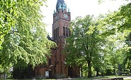 Inselkirche Hermannswerder, Foto: TMB-Fotoarchiv/Bernd Gewohn