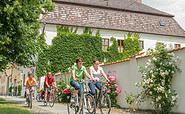 Radfahrer in Bad Liebenwerda, Foto: TMB-Fotoarchiv/ Steffen Lehmann