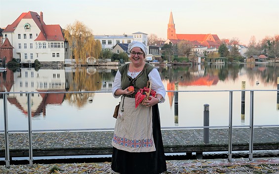 City tours with Christine, the market woman of Brandenburg