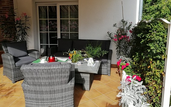 Ferienwohnung im Rosengarten Wagenitz