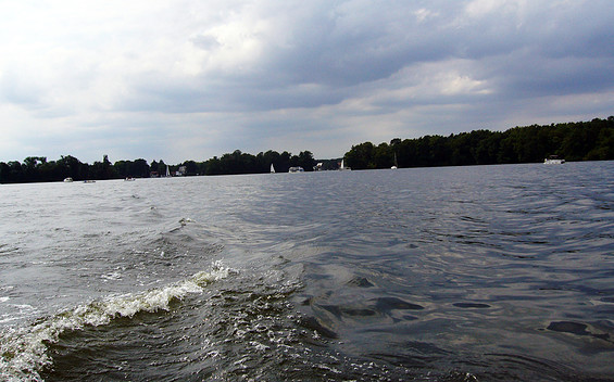 Sailing on Lake Seddinsee