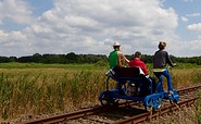 Auf Tour mit der Fahrraddraisine, Foto: Erlebnisbahn GmbH