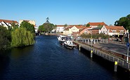 Am Alten Hafen in Rathenow; Foto: Tourismusverein Westhavelland e. V.