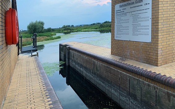Kahnschleuse Gülpe, Foto: Tourismusverband Havelland e.V.