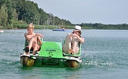 Tretboot fahren auf dem Halbendorfer See, Foto: Nada Quenzel